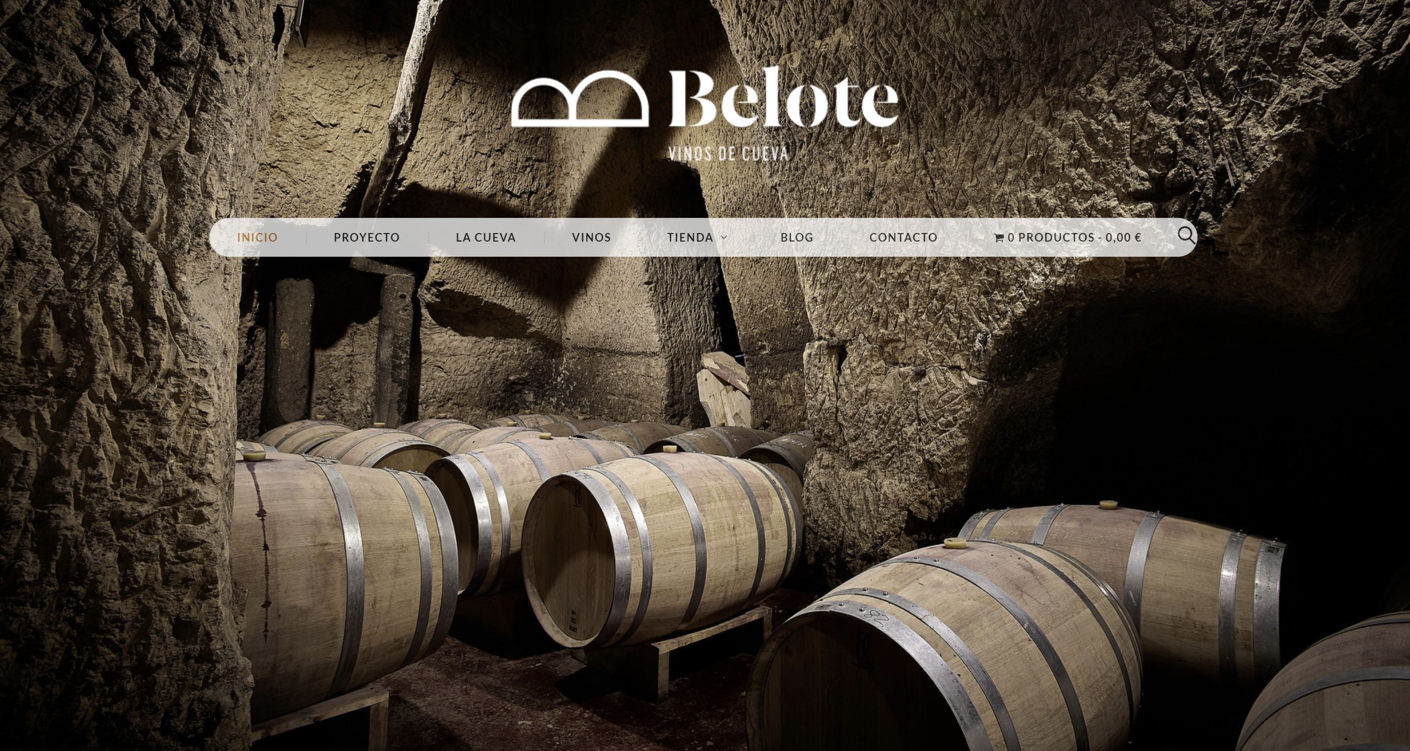 Web bodegas Belote - DO Castilla y León
