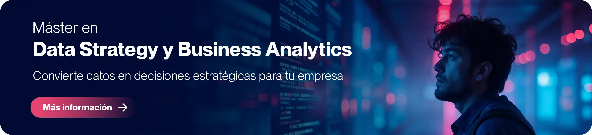 Banner Máster en Data Strategy y Business Analytics